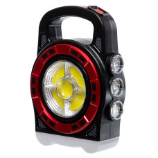 Фонарь кемпинговый светодиодный переносной X-BALOG HB-6678C (3 LED+COB, USB-вход, 20W, р-р 19,6х14,1см, черный)