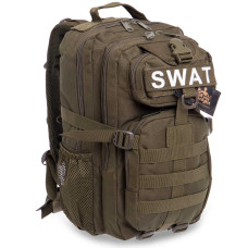 Рюкзак тактический штурмовой SILVER KNIGHT SWAT-3P (нейлон, оксфорд 900D, р-р 40x23x18см, 16л, цвета в ассортименте)