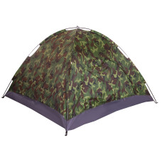 Палатка универсальная 3-х местная SP-Sport SY-011 (р-р 2х2х1,35м, PL, камуфляж Woodland)