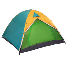 Палатка универсальная 3-х местная с тентом SP-Sport SY-029 (р-р 2х2х1,35м, PL, цвета в ассортименте)