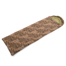 Спальный мешок одеяло с капюшоном CHAMPION SY-4142 (PL, нап.неткан.волокно, 1250г р-р 195+40х74см, t+5до+22, цвета в ассортименте)