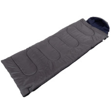 Спальный мешок одеяло с капюшоном состегивающийся (левосторонний) CHAMPION Турист SY-4733-L (PL, вес 2000г, р-р190+30х80см, t-10 до +15, цв. в ассорт)