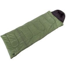 Спальный мешок одеяло с капюшоном состегивающийся (правосторонний) CHAMPION Турист SY-4733-R (PL, вес 2000г, р-р190+30х80см, t-10до+15, цв. в ассорт)