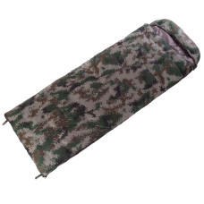 Спальный мешок Кокон SP-Sport SY-D13-1 (Нейлон 320T, утиный пух, 2300г, р-р 215х80х50см, t -25 до 0, камуфляж)