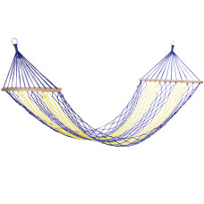 Гамак-Сетка с деревянными перекладинами SP-Sport TO-9051 (р-р 2,0х0,8м, нейлон)