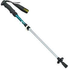 Палка треккинговая (для скандинавской ходьбы) с металлическим тросом (1шт) CONTOOSE TY-0466-4 (алюминий, 2 слож, l-38-110см, цвета в ассортим