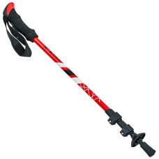 Палка треккинговая (для скандинавской ходьбы) (1шт) RAICO TY-0468 (алюминий, 3 слож, l-65-140см, цвета в ассортименте)