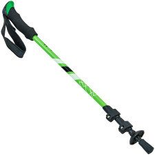 Палка треккинговая (для скандинавской ходьбы) (1шт) RAICO TY-0468 (алюминий, 3 слож, l-65-140см, цвета в ассортименте)