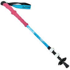 Палка треккинговая (для скандинавской ходьбы) (1шт) EXPONENT TY-0469 (алюминий, 3 слож, l-68-140см, цвета в ассортименте)