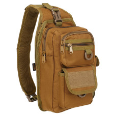 Сумка-слинг тактическая с одной лямкой SILVER KNIGHT TY-184 (нейлон, оксфорд 900D, р-р 30х16х8см, 4л, цвета в ассортименте)