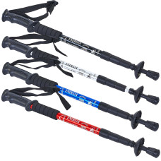 Палка треккинговая (для скандинавской ходьбы) (1шт) ENERGIA TY-2915-1 (алюминий, 4 слож, l-50-107см, цвета в ассортименте)