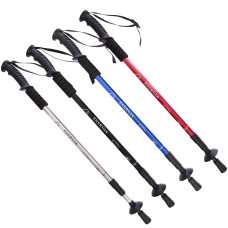 Палка треккинговая (для скандинавской ходьбы) (1шт) ENERGIA TY-3924-1 (алюминий, 3 слож, l-65-135см, цвета в ассортименте)