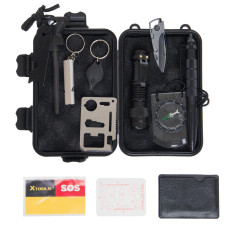 Набор для выживания туристический 8в1 Military Rangers TY-4996 (металл, пластик)