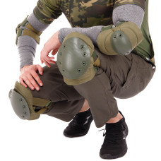 Защита тактическая наколенники, налокотники SP-Sport TY-5704 (ABS, полиэстер, цвета в ассортименте)