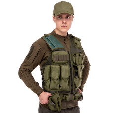 Разгрузочный жилет универсальный на 8 карманов Military Rangers TY-5720 (оксфорд 600D, цвета в ассортименте)