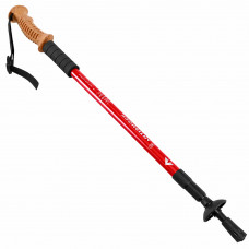 Палка треккинговая (для скандинавской ходьбы) (1шт) SP-Sport TY-7164 ANTISHOCK (алюминий, 3 слож, l-65-135см, цвета в ассортименте)