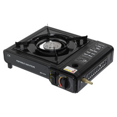 Плита газовая туристическая с пьезоподжигом и адаптером в кейсе KOVAR TY-7554 (металл, р-р 33х25х8см)