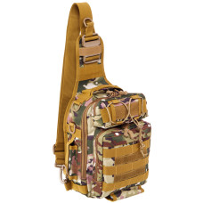 Сумка-слинг тактическая с одной лямкой SP-Sport TY-8033 (оксфорд 600D, р-р 30х22х10см, 7л, цвета в ассортименте)