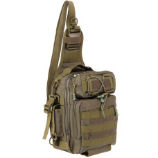 Сумка-слинг тактическая с одной лямкой SP-Sport TY-8033 (оксфорд 600D, р-р 30х22х10см, 7л, цвета в ассортименте)