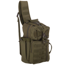 Рюкзак тактический (Сумка-слинг) с одной лямкой SILVER KNIGHT YQS-005 (нейлон, размер 43х24х11см, цвета в ассортименте)
