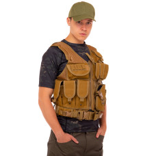 Разгрузочный жилет универсальный на 8 карманов Military Rangers ZK-27 (полиэстер, цвета в ассортименте)