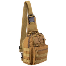 Сумка-слинг тактическая с одной лямкой SP-Sport ZK-5506 (нейлон, оксфорд 900D, р-р 29х20х11см, 6л, цвета в ассортименте)