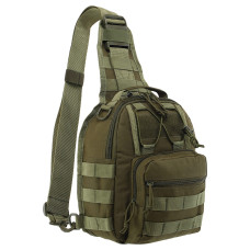 Сумка-слинг тактическая с одной лямкой SP-Sport ZK-5506 (нейлон, оксфорд 900D, р-р 29х20х11см, 6л, цвета в ассортименте)