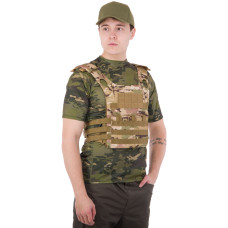 Плитоноска для бронепластин с системой MOLLE Military Rangers ZK-5515 (полиэстер, цвета в ассортименте)