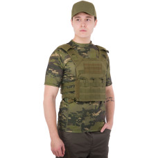 Плитоноска для бронепластин с системой MOLLE Military Rangers ZK-5515 (полиэстер, цвета в ассортименте)