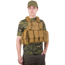 Разгрузочный жилет универсальный на 6 карманов Military Rangers ZK-5517 (полиэстер, цвета в ассортименте)