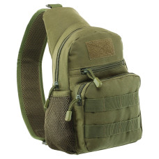 Сумка-слинг тактическая с одной лямкой Military Rangers ZK-9102 (нейлон 600D, р-р 28x16x10см, 5л, цвета в ассортименте)