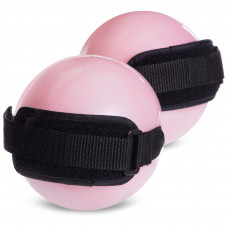 М'яч обважений з манжетом PRO-SUPRA WEIGHTED ENERGY BALL 030-0_5LB 11см рожевий