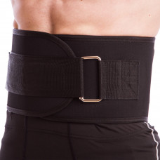 Пояс атлетичний текстильний SP-Sport 103A спинка-25см розмір-XL-3XL чорний