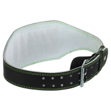 Пояс атлетичний шкіряний FAIRTEX 167075 спинка-15см розмір-S-XL чорний