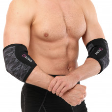 Налокотники для жиму 2штуки CAMO ELBOW SLEEVE EZOUS A-04 2шт S-XL камуфляж