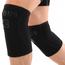 Наколінники для присіду та пауерлфтингу 2штуки KNEE SLEEVE EZOUS A-06 S-XL чорний