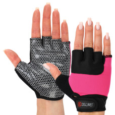 Перчатки для фитнеса и тренировок женские Zelart BC-3788 размер XS-M (PL, PVC, цвета в ассортименте)