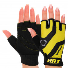 Перчатки для фитнеса и тренировок HARD TOUCH BC-4663 (PVC, PL, открытые пальцы, р-р XS-XL, цвета в ассортименте)