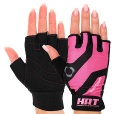 Перчатки для фитнеса и тренировок HARD TOUCH BC-4663 (PVC, PL, открытые пальцы, р-р XS-XL, цвета в ассортименте)