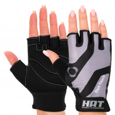 Перчатки для фитнеса и тренировок HARD TOUCH BC-4663 (PVC, PL, открытые пальцы, р-р XS-XL, цвета в ассортименте)