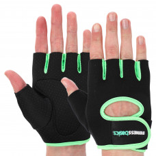 Перчатки для фитнеса и тренировок FITNESS BASICS BC-893 размер S-XL (неопрен, цвета в ассортименте)