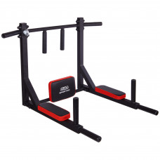 Турник-брусья настенный 4 в 1 домашний SPORTKO BO-4066 T4 (металл,неопрен, размер 110x42x60см, вес польз. до 130кг)