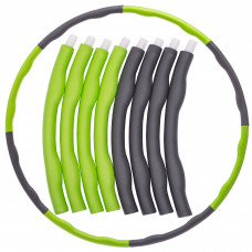 Обруч для схуднення розбірної Хула Хуп Hula Hoop IntiPal BY-018 8 секцій двоколірний