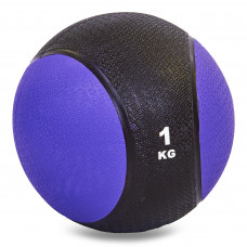 Медбол мяч медицинский Medicine Ball Record C-2660-1 1кг (верх-резина, наполнитель-резина, d-19,5см, цвета в ассортименте)