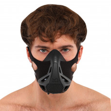 Маска тренувальна дихальна для кросфіту Training Mask SP-Sport C-9149 чорний