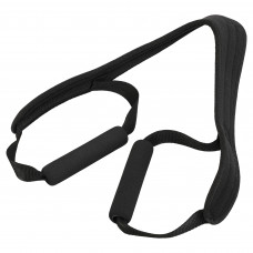 Стропа канат з ручками гнучка тяга для трицепса з подвійним хватом SP-Sport CH1001 чорний