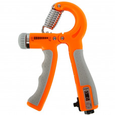 Эспандер кистевой пружинный со счетчиком и регулируемой нагрузкой 10-60кг 1штука CIMA CM-686 (металл, пластик)