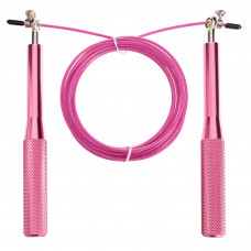 Скакалка швидкісна кросфіт з підшипником і сталевим тросом з алюмінієвими ручками CIMA CM-J601 3м кольори в асортименті