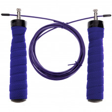 Скакалка швидкісна кросфіт з підшипником і сталевим тросом CIMA CM-J603 3м кольори в асортименті