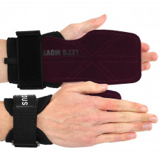 Накладки для підтягування та тяги POWER GRASP PRO EZOUS D-16 2шт чорний-фіолетовий